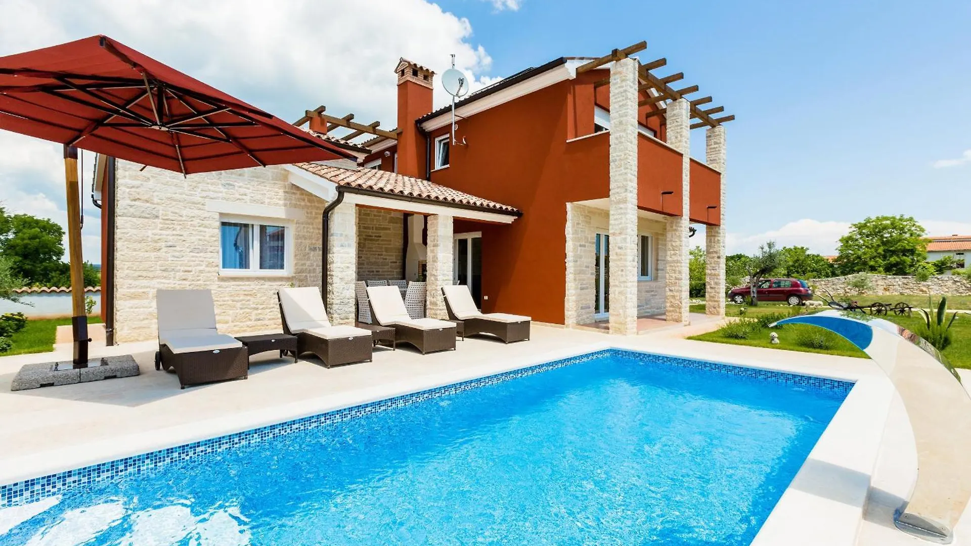 Villa Delle Rondini In Central Istria With Whirlpool And Sauna For 8 Persons Hreljići